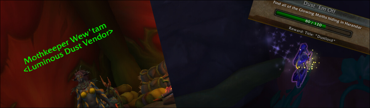 Glowing Moths Locations: Harandar Renown Treasures